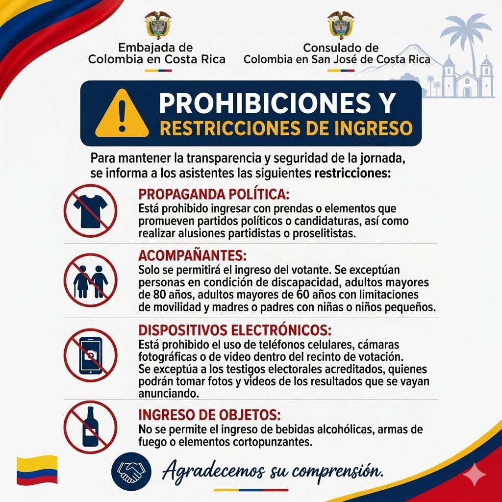 ELECCIONES EN SEGUNDA VUELTA DE PRESIDENTE Y VICEPRESIDENTE DE LA REPÚBLICA DE COLOMBIA EN COSTA RICA