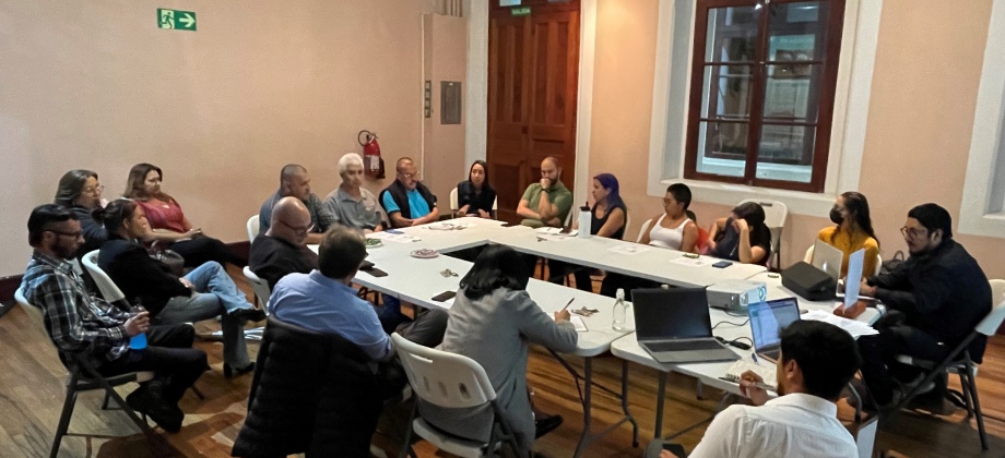 Reunión presencial en la Provincia de Heredia con el fin de socializar el Piloto de la Mesa Nacional de la Sociedad Civil para las Migraciones