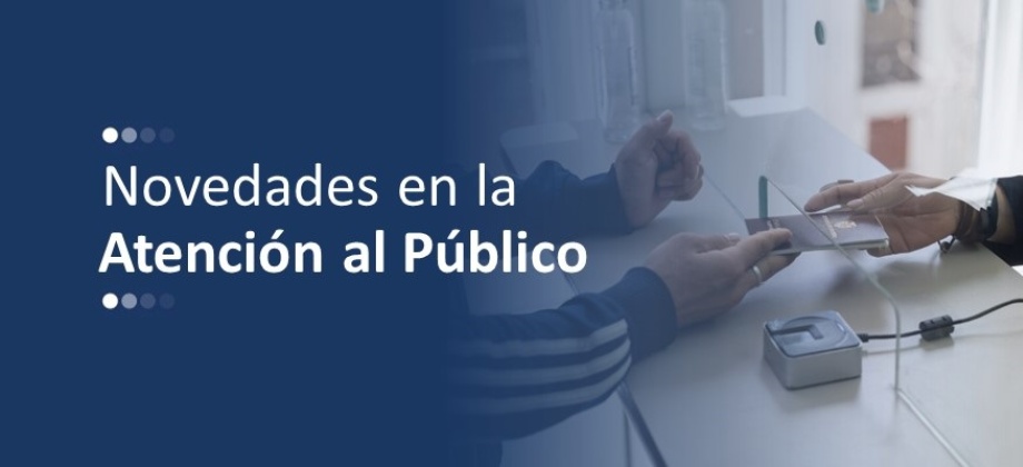 Cambios en la atención al público 