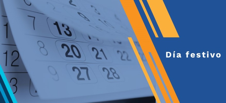 La Embajada de Colombia en Costa Rica y su Sección Consular informan que el próximo 15 de agosto no habrá atención al público