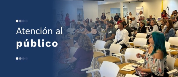 Banner general de atención al público